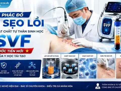 GIẢI MÃ PHÁC ĐỒ TRỊ SẸO LỒI BẰNG HOẠT CHẤT TỰ THÂN SVF TẠI PHÒNG KHÁM DA LIỄU 604 MINH KHAI - BƯỚC TIẾN MỚI CỦA Y HỌC HIỆN ĐẠI
