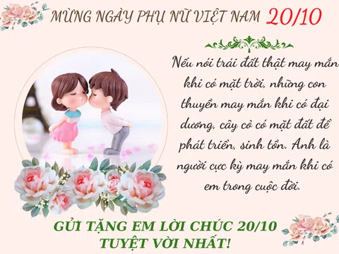 Lời chúc hay ngày Phụ nữ Việt Nam 20/10