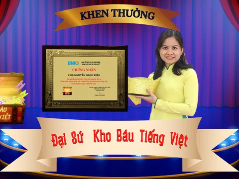 Bài phỏng vấn Đại sứ Kho báu Tiếng Việt Nguyễn Ngọc Diệu, sau chung kết Cuộc thi Sáng tác Thơ ca - Đánh thức Giá trị Tiếng Việt.