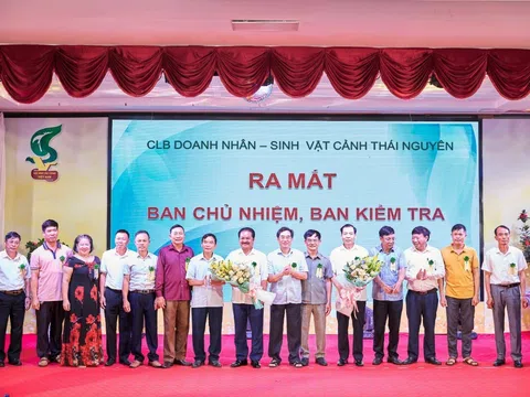 Doanh nhân Lê Văn Dũng được bầu làm Chủ nhiệm CLB Doanh nhân Sinh Vật Cảnh tỉnh Thái Nguyên